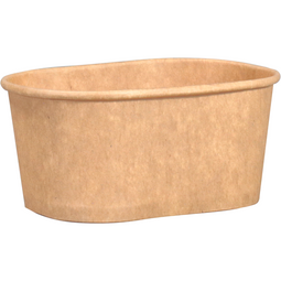 Depa® - Cup | karton + PP | 250ml | 108x81mm | bruin | 1000 stuks