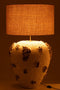 Lamp+shade Jilly Terracotta White/brown