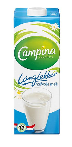 Campina - Melk LangLekker halfvol 1 liter