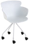 Chair Eva Wheels Polypropylene White