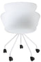 Chair Eva Wheels Polypropylene White