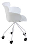 Chair Eva Wheels Polypropylene White