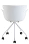 Chair Eva Wheels Polypropylene White