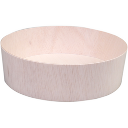 Depa® - ® Schaal | hout | rond | 45mm | ∅155mm | naturel | 50 stuks