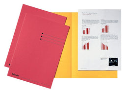 Esselte - Vouwmap A4 manilla 180gr rood