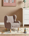 Beliani FARUM - Kinderfauteuil - Taupe - Bouclé