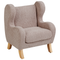 Beliani FARUM - Kinderfauteuil - Taupe - Bouclé