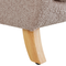 Beliani FARUM - Kinderfauteuil - Taupe - Bouclé
