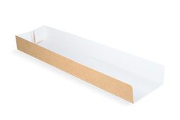 Klika - Panini tray kraft/wit BIO | 1000 stuks