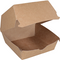 Klika - Bak | Karton | hamburgerbox | 90x90x70mm | bruin | 100 stuks