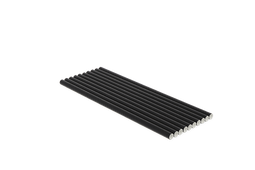 Klika - Papieren rietjes zwart 230x8mm BIO | 100 stuks