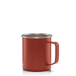 Mizu - Camp Cup | 370 ml Stainless Camp Mug with Handle | Single Wall | Stainless