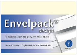Papyrus - Dubbele kaarten 105x148mm ivoorwit | 10 stuks