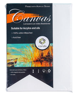 Conda - Canvas conda 13x18cm gebleekt katoen | 10 stuks