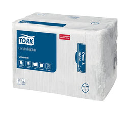 Tork - Lunchservet 1-laags 33x33 500st wit 509300