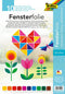 Folia Paper - Raamfolie folia 23x33cm 10 vel 10 kleuren | Pak a 10 vel | 5 stuks
