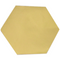 Klika - Etiket | Sluitetiket | pP | permanent | 43x50mm | goud | rol à 250 stuks