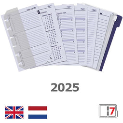 Kalpa - 6337-23 Pocket Ringband Vulling Wekelijks NL + Bijlagen 2023