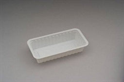 bakje PS A5 breed kroket 150x77x30mm 2000 stuks wit