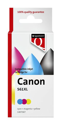 Quantore - Inktcartridge alternatief tbv CL561XL kleur | 1 stuk | 12 stuks