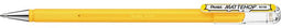 Pentel - Gelschrijver pentel k110 mattehop m geel