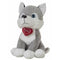 Knuffel Husky Hart 48 cm