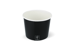 Klika - IJsbeker 300ml Ø90mm 10oz karton zwart FSC®Mix | 1000 stuks
