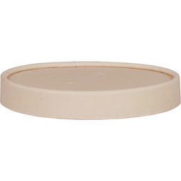 Depa® - ® Deksel | soepbeker | Karton + PE | rond | Ø97mm | naturel | 25 stuks