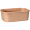 Depa® - ® Bak | Karton + PP | 750ml | maaltijdcontainer | 169x117x56mm | bruin | 300 stuks