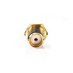 SMA-Connector | Recht | Female | Verguld | 50 Ohm | Krimp | Diameter kabelinvoer: 2.55 mm | Metaal |