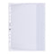 Oxford - Showtas 71443 11-gaats PP 0.09mm glad met klep | Pak a 10 stuk | 10 stuks