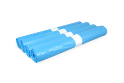 Klika - Vuilniszakken 120 liter 80x110cm 15 rollen met 20 zakken blauw | 300 stuks
