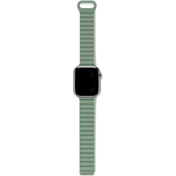 Decoded Silicone Magnetic Traction Loop Strap Lite Sage Leaf Green - 41/40/38mm