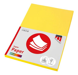 Quantore - Kopieerpapier A4 80gr geel 100vel