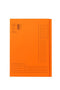 Quantore - Vouwmap A4 ongelijke zijde 230gr oranje