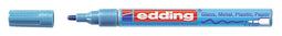 Edding - Viltstift edding 751 lak rond 1-2mm metallic blauw | 10 stuks