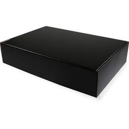 Klika - Luxe verzenddoos | golfkarton | 56x38x12cm | met autolock | zwart | 25 stuks