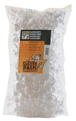CleverPack - Opvulchips wit 2,5liter | Zak a 3 liter | 5 stuks