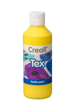 Creall - Textielverf creall tex geel 250ml | Fles a 250 milliliter | 6 stuks