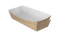 Klika - Snackbakje A18 kraft/wit BIO | 400 stuks