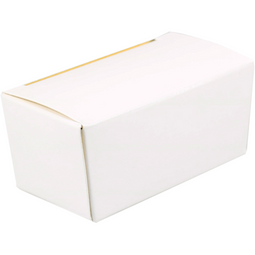 Klika - Ballotin | karton + PP + PET | 30x70x35mm | wit | 50 stuks