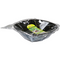 Goldplast - Schaal | saladeschaal | reusable | pP | 1300ml | 21x21cm | use reuse | zwart | 3 stuks