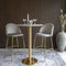 Bolzano Bar Table - Bar Table With Top In Marble Look And Brass Base ø70x105cm