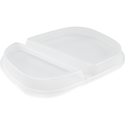 Circ - Deksel | menuschaal | PP | rechthoekig | reusable | 239.5x184.5x26.3mm | transparant | 48 stuks