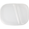 Circ - Deksel | menuschaal | PP | rechthoekig | reusable | 239.5x184.5x26.3mm | transparant | 48 stuks