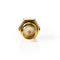 SMA-Adapter | SMA Female Omgekeerde Polariteit | SMA Male | Verguld | 50 Ohm | Recht | Koper | Goud