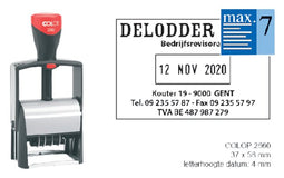 Colop - Woord-datumstempel 2660 personaliseerbaar 36x56