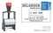 Colop - Woord-datumstempel 2660 personaliseerbaar 36x56