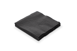 Klika - Servet 2 laags 1/4 vouw 24x24cm papier zwart BIO | 4000 stuks
