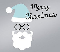 Etiket / Sticker KERST Santa Claus 500 stuks